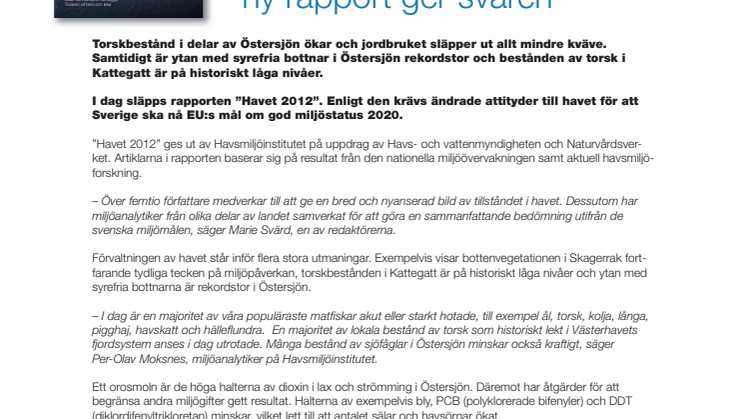 Pressmeddelande Havet 2012 i pdf-format