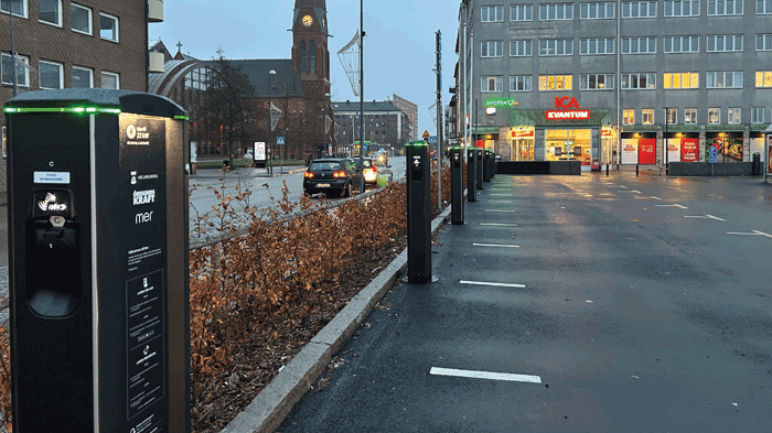 Lättare att ladda i centrala Helsingborg