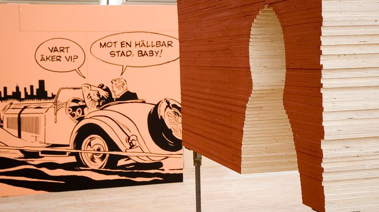 Trä utställning i Skellefteå