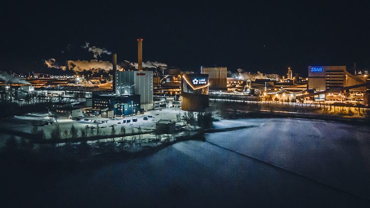 SSAB och Luleå Energi tar stora steg mot fossilfri och cirkulär fjärrvärme i Luleå