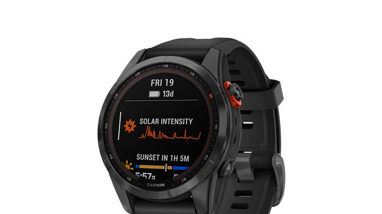 Garmin_fenix 7S Solar_schwarz_schiefergrau (c) Garmin Deutschland GmbH