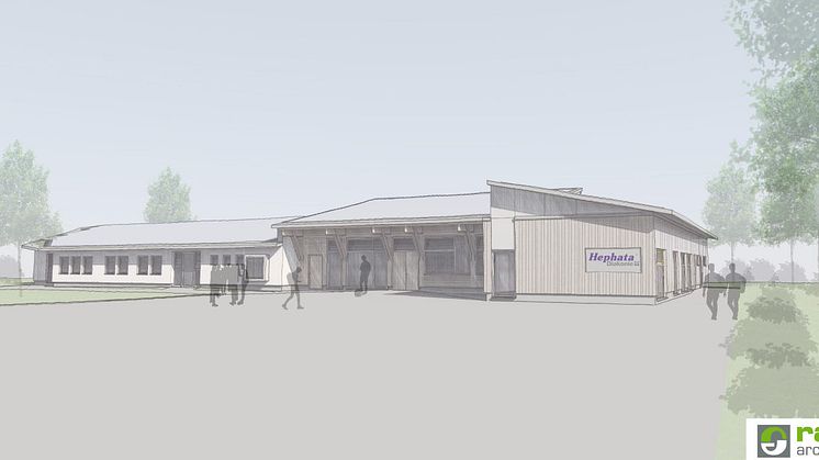 Die ehemalige Druckerei Plag im Treysaer Sandweg wird aufwändig umgebaut zu einem neuen Schulstandort. 