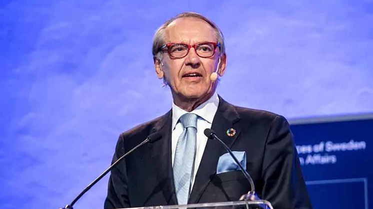 Jan Eliasson föreläser om Hot och hopp i dagens värld