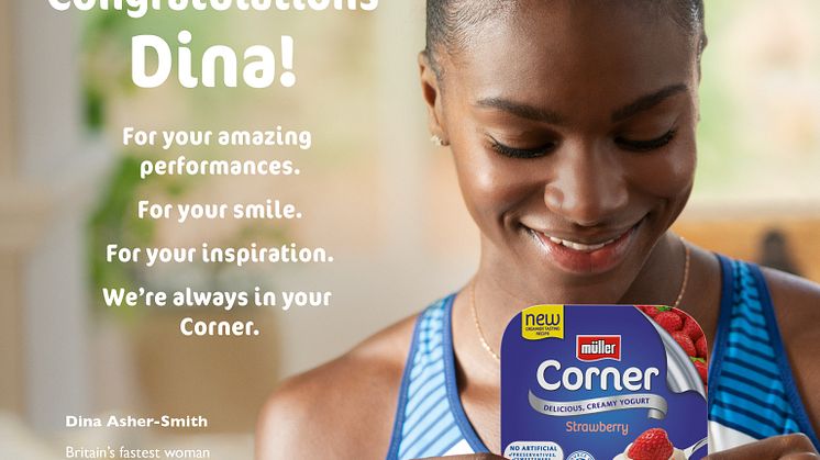 Müller toasts success of athletics brand ambassadors