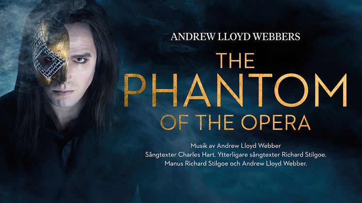 The phantom of the opera på GöteborgsOperan. Premiär 23 september 2017