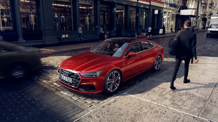 Audi A7 Sportback (Grenadinerød)