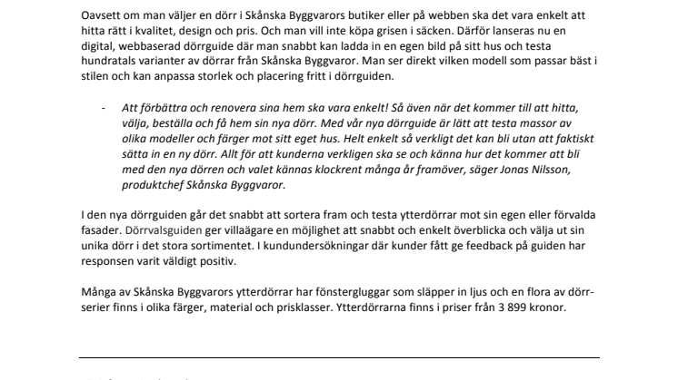 ​Det har aldrig varit enklare att byta dörr – på huset och webben