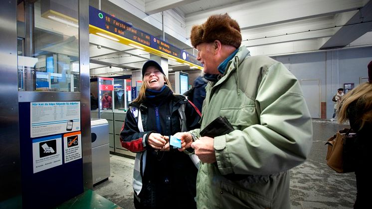 Kundservice i tunnelbanan
