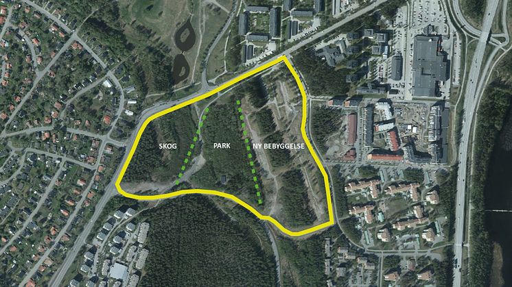 En ny detaljplan på Olofsdal ger förutsättningar för fler bostäder och mer parkmark. 
