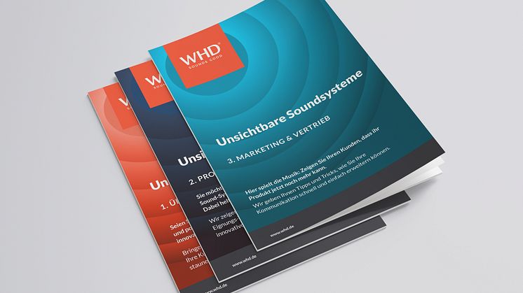 WHD Digitaler Workshop Unsichtbare Soundsysteme: 3 Broschüren