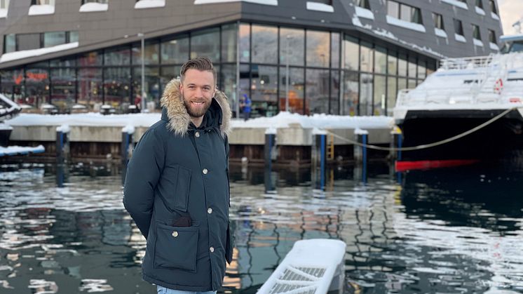 NY JOBB: Martin Skaug (31) blir direktør for kommunikasjon i Sjømatrådet. Foto: Norges sjømatråd