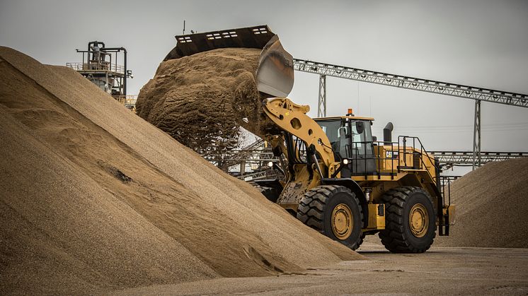 Cat 986K hjullastare_tömmer skopa