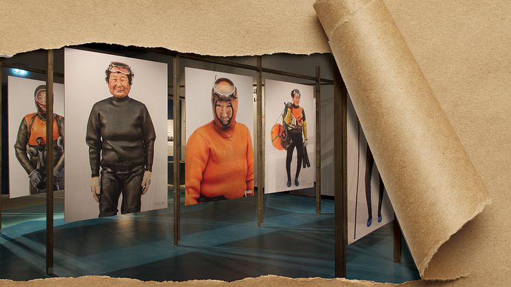 Från utställningen Haenyeo - Havets kvinnor, Sjöfartsmuseet Akvariet. Foto: Hyung S. Kim. 