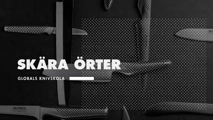 Globals knivskola: Hacka örter