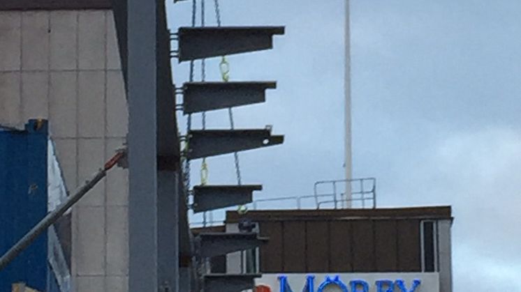 På bygget i Danderyds Centrum