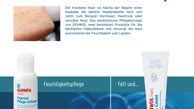 Problemhaut braucht ein Konzept: Das GEHWOL med Pflegekonzept