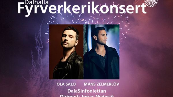Ola Salo och Måns Zelmerlöv klara för årets  Fyrverkerikonsert i Dalhalla!