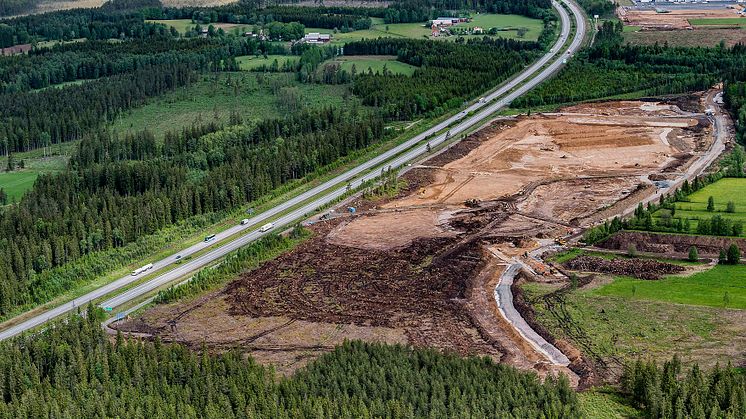 Logistikområdet södra Stigamo, en del av Logpoint South Sweden