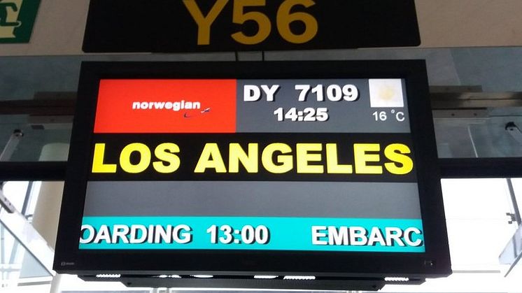 El largo radio de Norwegian en Barcelona cumple un año
