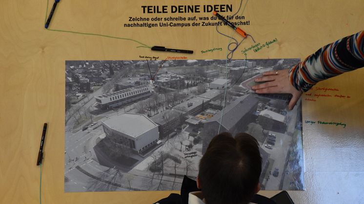 Mitmachaktion Nachhaltigkeitsspot | Ideen und Wünsche für einen nachhaltigen Uni-Campus 