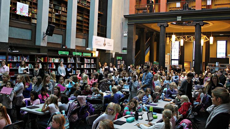 Fra GirlTechFest på Hovedbiblioteket 