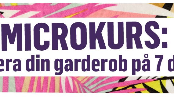 Myrorna startar microkurs; Så aktiverar du din garderob på 7 dagar!