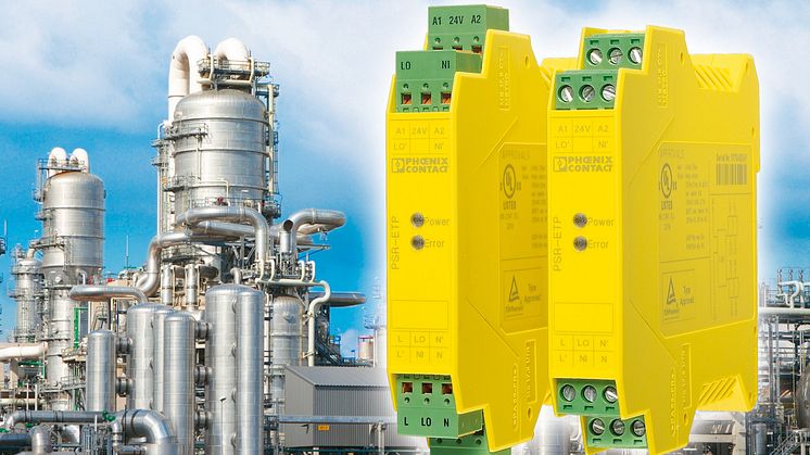 SIL3-Certified Coupling Relay for Fire and Gas Applications