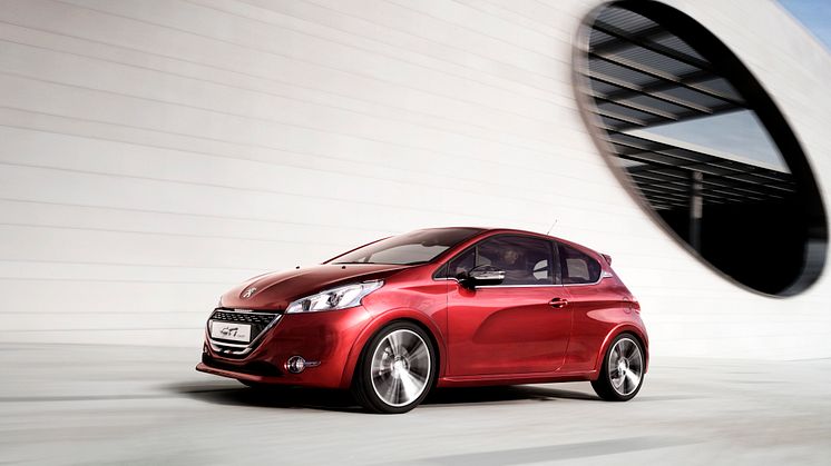 Peugeot på bilsalongen i Genève - Världspremiär för Peugeot 208 och två läckra, sportiga koncept