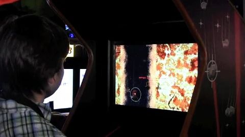 Tobii EyeAsteroids Arcade Game Unveiling in NYC, 11/08/11