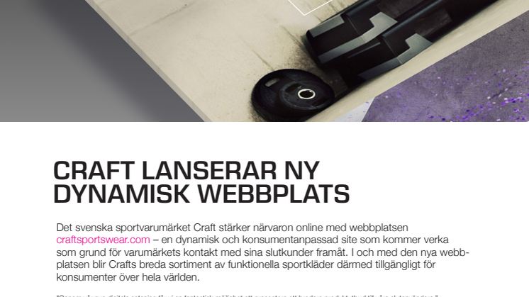 Här är vår nya dynamiska webbplats