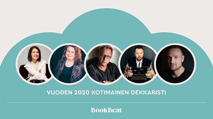 BookBeatin vuoden 2020 dekkaristi -ehdokkaat