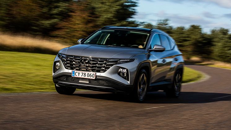 Hyundai TUCSON og IONIQ 5 scorer topkarakterer i Euro NCAP