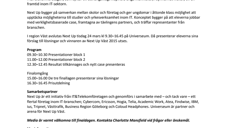 Åttondeklassare löser IT-case tillsammans med IT-företag