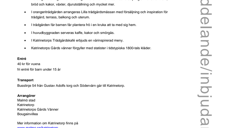 Vårfest i 1800-talsmiljö