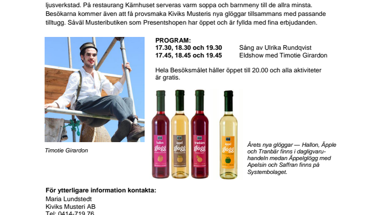 En lysande fredag på Kiviks Musteri