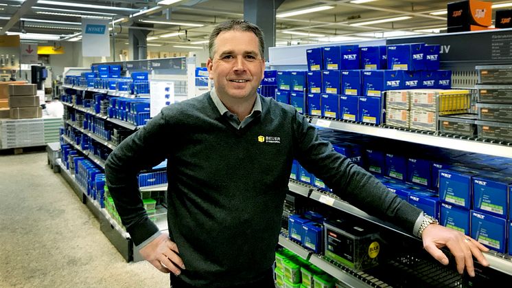 Staffan Redig, regionsäljchef hos Beijer Byggmaterial.