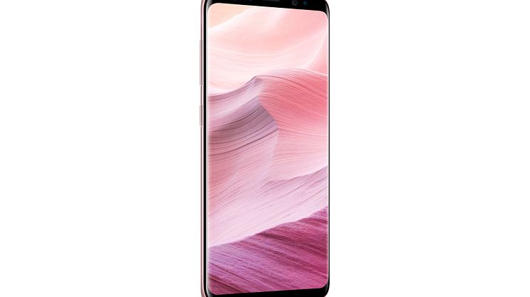 Galaxy S8 Rose Pink_Left