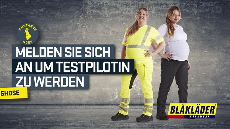 Blåkläder Arbeits-Umstandshose - Testpilotonnen gesucht