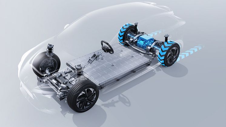 MG4 rear-wheel-drive system
