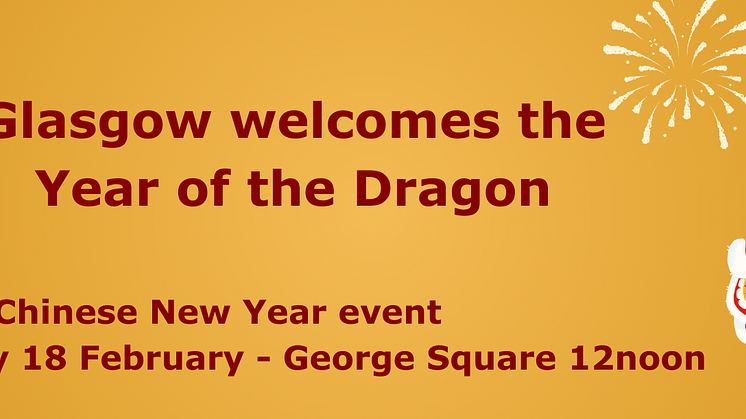 Glasgow Welcomes Year of the Dragon for Chinese New Year Event