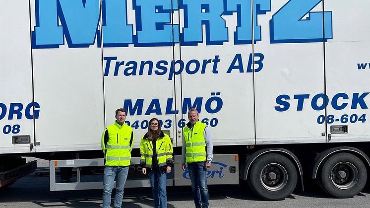 All Rexels distribution med Mertz i södra Sverige (Halland, Skåne och Blekinge) körs nu på HVO100.