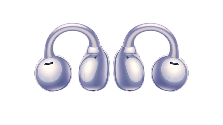 Huawei FreeClip_Purple_Earclips_PNG