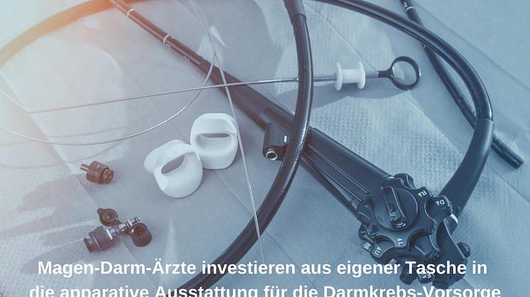 Magen-Darm-Ärzte investieren aus eigener Tasche in die apparative Ausstattung für die Darmkrebs-Vorsorge.