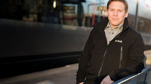  Christoffer Hamin, grundare och VD för D-rail.