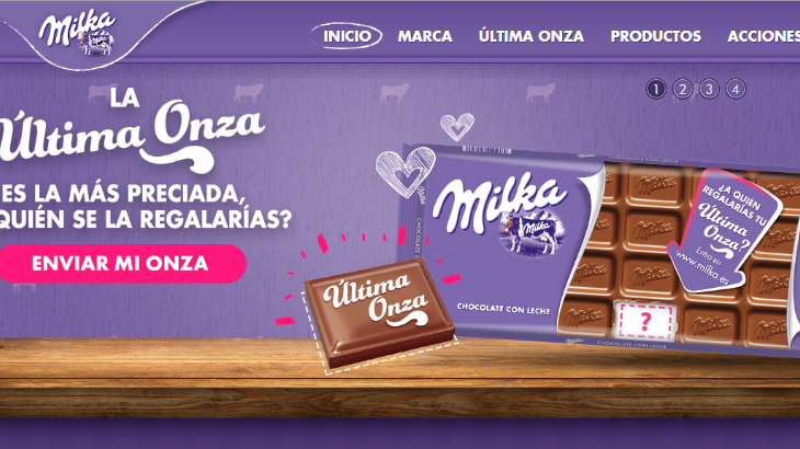 Milka te invita a regalar la última onza