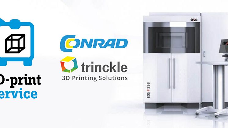 Conrad introducerar 3D-skrivartjänst