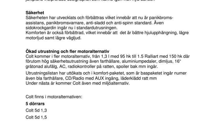 Mitsubishi får en ny junior i familjen