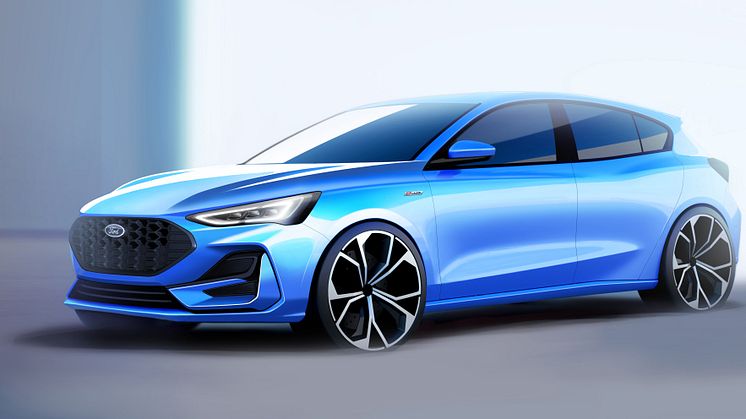 Ford Focus ST-Line skisse 2021 (2)