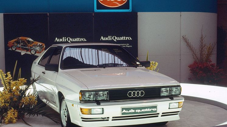 Audi quattro (B2), model year 1980 (Geneva Motor Show)
