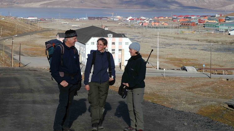 Stig Falk-Petersen, Eva  Leu, Anette Wold, Longyearbyen, 2004
